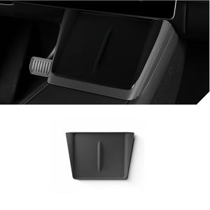 TEMU 테슬라 모델 액세서리용, 모델 Y/3 센터 콘솔 매트, 차량 센터 콘솔 액세서리, 무선 충전 실리콘 패드, 차량 미끄럼 방지 방진 보호 커버, 충전 개조 액세서리