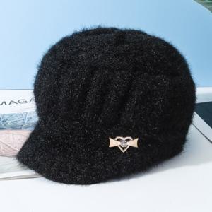 TEMU 여성용 겨울 기모 안감 모자, 6가지 색상으로 제공 | 부드럽고 편안하며 따뜻한 단색 모자, 접을 수 있고 신축성이 뛰어납니다 | 따뜻한 야외 활동에 이상적 | 어머니, 할머니 및 가족 구성원에게 완벽한 선물입니다.