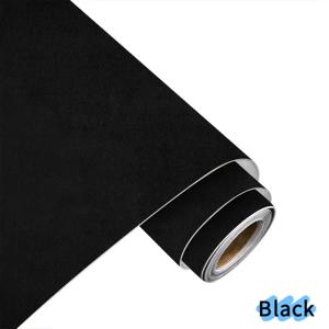 TEMU 셀프 접착식 블랙/그레이/베이지 럭셔리 느낌 인조 양가죽 롤 - 벗겨내기 쉬운 벽지형 DIY 비닐 프리 커버, 차량 시트, 가구, 벽, 바닥용 - 간편 설치/제거 접착 스티커 (도구 불필요)