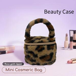 TEMU 미니 메이크업 가방 | 프린트, 정글 동물 애호가를 위한 이상적인 선물, 여성용 크리스마스 및 생일 선물, 여행용 세면도구 및 파티 메이크업 가방, 귀여운 화장품 가방, 혼합 색상, 랜덤 프린팅