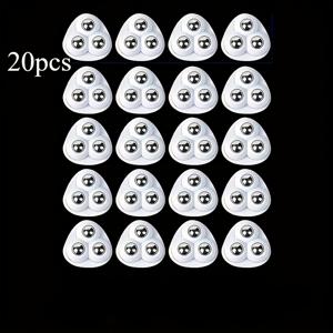 TEMU 20개 자가 접착 바퀴, 스테인리스 스틸 볼 베어링 포함 - 주방 도구, 집 개조, 프로젝트용 360도 회전 캐스터, 간편한 설치, 컴팩트 디자인, 견고한 구조, 회전 캐스터, 가구 제조사, 홈쿡에게 적합.