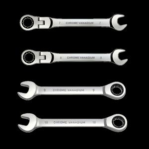 TEMU 조합형 오픈 엔드 및 박스 엔드 렌치 | 플렉시블 헤드 라쳇 렌치 세트 | 스프링 엔드가 있는 조합형 소켓 및 육각 스패너 공구 키트, 자동차, 유지 보수 및 가정용으로 적합 - 다용도 수공구, 라쳇 렌치 세트