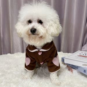 TEMU 1개 애완동물 스웨트셔츠, 가을/겨울 신상, 두꺼운 다용도 재킷, 발렌타인데이 턴-커널 하트 모양 디자인 (고양이 및 강아지용), 사계절에 적합한 패셔너블 캐주얼 후드티