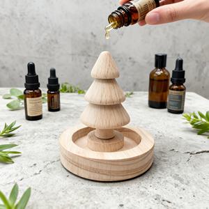 TEMU 에센셜 오일용 목재 디퓨저 - 에센셜 오일 충전 가능 (빈 용기/아토마이저 리필 호환) - 목재 향기 (합성 향료 없음) - 차량용 공기 청정제 & 홈 시스템 - 데코 선물, 러스틱 디퓨저|차량용방향제