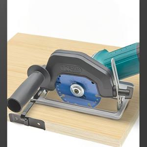 TEMU 1 세트 조절 가능한 톱 스탠드 (보호 베이스 & 안전 가드 포함) - 강력한 금속 구조, 튼튼한 미끄럼 방지 베이스, 인체공학적 손잡이 & 높이 조절 가능, 금속/목재/석재용 테이블 톱/절단기와 호환 - 가정 개조에 적합