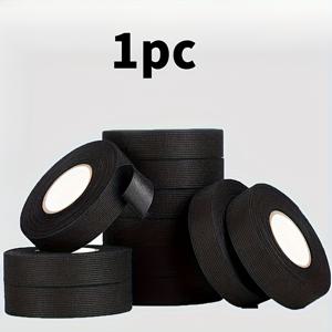 TEMU 1롤 393.7인치 길이의 고품질 고강도 내열 차량 배선 테이프 - 난연, 방수, 방음, 충격 방지, 소음 감소 및 내마모성 직조