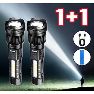 TEMU 2개의 옷,높낮이 밝기 조절 옥외 손전등，할로윈 선물, 크리스마스 선물, 설 선물