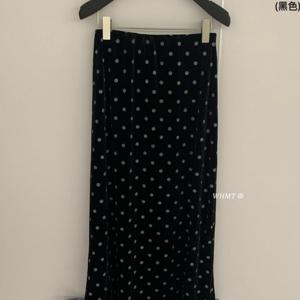 TEMU 2025 신상 패션 감성 로맨틱 스타일 레트로 도트 스커트