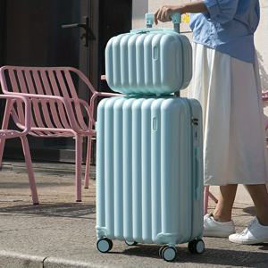 TEMU 20인치 확장형 - TSA 잠금장치, 대용량 ABS+PC 케이스, 스피너 휠 & 충격 흡수 기능 - 여행 및 휴가에 완벽한 선택