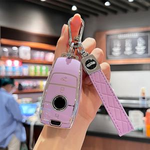 TEMU 1pc 벤츠 TPU 키 포브 커버, 3-버튼 하이엔드 패션 보호 케이스, A, C, E-클래스, S, CLA, CLS, GLA, GLC, GLE, GL, GLS, G-클래스 모델과 호환되는 남성과 여성을 위한
