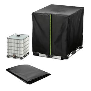 TEMU IBC 톤 버킷 야간 형광 물탱크 커버 1000L 실외 단열 공장용 물탱크 커버