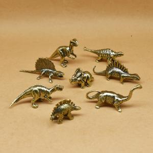 TEMU 3피스/5피스/8피스 쥬라기 황동 공룡 피규어 세트, 미니 빈티지 브론즈 공룡 조각상, 수제 동물 조각품, 거실, 침실 및 다양한 공간에 적합한 홈 데코