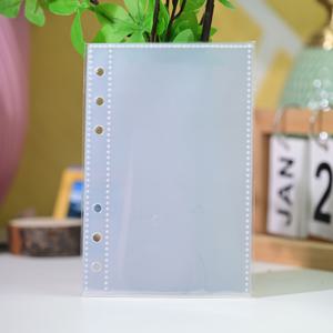 TEMU 10개 A6 투명 PP 포토 앨범 삽입지 - 1/2 그리드 옵션의 6링 바인더 페이지, 사진 및 스캔 문서 정리용 내구성 있는 클리어 플라스틱 보관함, 스크랩북 액세서리, 앨범 및 사무실 & 가정용, 그리드 패턴 디자인, 고품질 링 바인딩, 견고한 구조, 스크랩북 애호가를 위한 슬림한 정리기