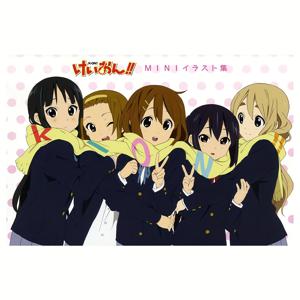 TEMU 2D 플랫, 1개 몬티 아츠 교토 애니메이션 K-On! 포스터 - 프레임리스 캔버스 벽걸이 예술 (4인물 & 컬러풀 스카프), 12x18 인치 생동감 넘치는 애니메 장식품, 침실/욕실/주방/사무실/카페용 | 내구성 있는 캔버스, 애니메 스타일 아트, 고품질 프린팅, 홈 , 사무직원에게 완벽한 2D 평면 액자