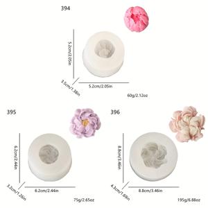 TEMU 3pcs 창의적인 꽃 점토 수제 로맨틱 휴일 장식 오스틴 로즈 펜이 실리콘 모양