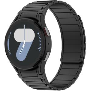 TEMU Magnetic 실리콘 손목 밴드, 삼성 워치 시리즈 7/6/5/4, 워치 5/5 Pro 호환 디자인, 40mm/44mm/45mm/43mm/47mm/42mm/46mm 사이즈. 간편한 설치, 완벽한 착용감, 모든 성별에 적합.