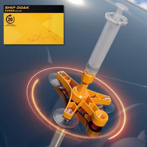 TEMU 자동차 깨진 금 간 유리복원제 돌빵 복원액 키트