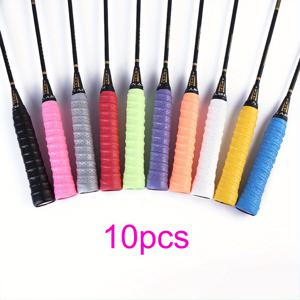 TEMU 10개, 배드민턴 라켓 테이프, 미끄럼 방지 흡수성 테니스 라켓 핸들 포장 밴드