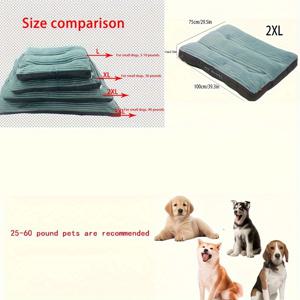 TEMU 사계절 다재다능한 개 침대, 대형견에게 적합, 수면용 개 매트, 겨울철 사용을 위해 분리 및 세탁 가능