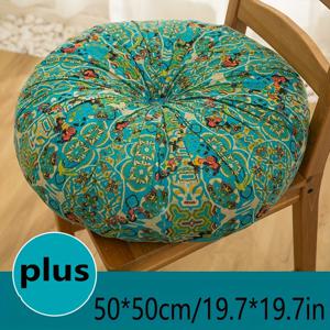 TEMU 1개 라운드 명상 쿠션 - 프랑스/일본/모로코 스타일 소프트 바닥 좌석 쿠션, 기계 세탁 가능, 소파, 침대, 의자용 - 보호 라운드 젠 베개, 홈 데코, 요가 스튜디오 & 오피스용