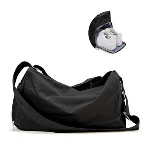 TEMU 트렌디 브랜드 가슴가방 남성용 크로스바디백 캐주얼 숄더백 스트리트 트렌드 스포츠 허리백|힙색