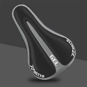 TEMU 안전 스트랩이 있는 울트라 컴포트 두꺼운 자전거 시트 커버 - 산악 및 도로 자전거용 통기성 좋고 세탁 가능한 안장 쿠션