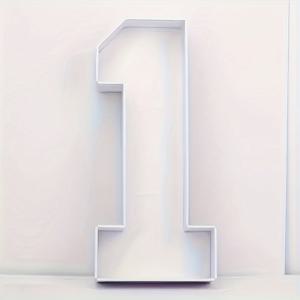 TEMU 1PC 숫자 풍선 프레임, 28인치 DIY 재사용 가능 폴리프로필렌 숫자 상자 생일, 파티, 기념일 축하 - 깃털 없음, 전기 필요 없음