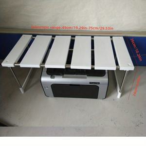 TEMU 단층 수납 선반 1개, 확장형 수납 랙, 주방 정리대, 캐비닛 선반, 가정용 수납 장치, 단층 조절식 식물 스탠드.|식기건조대