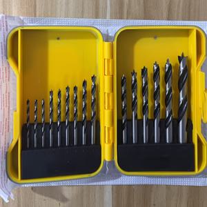 TEMU 15피스 전문가용 목공 드릴 비트 세트 (3mm-10mm) 3포인트 팁, 고정밀 엣지 & 헤비듀티 보관함 포함 - 목공, 가구 제작, 목재 드릴링용 - 테이블 톱, 마이터 게이지, 드릴 프레스 호환