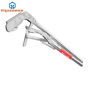 TEMU HQZOOMEE 게 집게 기능 클립 금속 장어 클립 쓰레기 클립 미끄럼 방지 게 집게 미끄럼 방지 집게 장어 클램프 미꾸라지 집게 스테인리스 스틸 실버