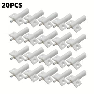 TEMU 20개 캐비닛 도어 진동 버퍼 옷장 조용한 충돌 방지 장치 표면 장착 은닉된 전면 항공기 날개 실렌서