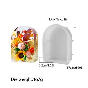 TEMU 3D 드롭 디자인의 에폭시 레진 실리콘 몰드. 꽃 보존에 적합. 키트에는 육각형, 하트, 구, , 큐브, 세팅 도구가 포함되어 있습니다.