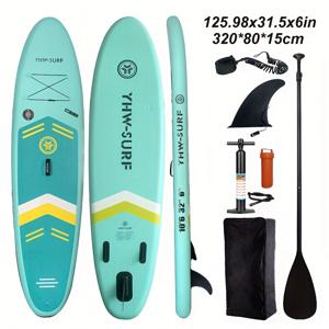 TEMU YHW-SURF 올인원 패들보드 풀 액세서리 포함 - 잔잔한 물, 호수, 강 및 바다에 적합한 서핑보드 - 초보자 및 전문가를 위한 안정적인 스탠드업 패들보딩 (SUP)