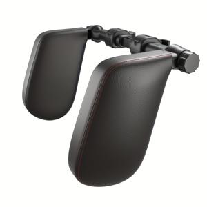 TEMU CANLER 180도 조절 가능한 메모리 폼 자동차 시트 헤드레스트, 가죽 커버 포함 - 성인 및 어린이에게 적합, 옆으로 누워서 여행하는 필수품, 조절 가능한 헤드레스트 | 인간공학적 디자인 | 조절 가능한 헤드레스트