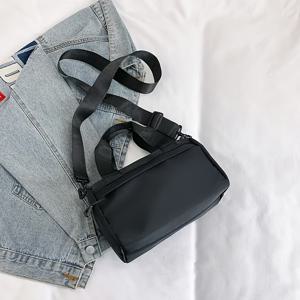 TEMU 신제품 여름 다기능 소형 천막, 어깨, 크로스바디 및 손 cầm에 적합, 다중 지퍼가 있는 캐주얼 나일론으로 제작.