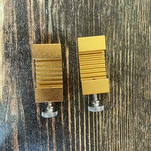 TEMU 텍스처 그립이 있는 골든 프리시전 스틸 정렬 블록 2팩 - 목공 마킹 및 라인 가이드용 내구성 금속 구조, 배터리 필요 없음, 마크링 도구 | 광택 표면 | 정밀 엔지니어링