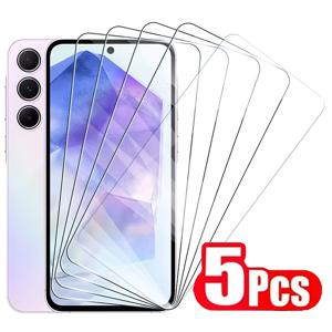 TEMU 삼성 갤럭시 S24 FE S20 FE S24 S25 플러스 울트라 A51 A52 A52S A53 A54 A55 A16 A15 A14 A13 A12 호환 9H 강화유리 보호필름 5개입