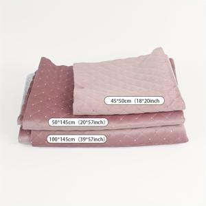 TEMU 핑크 아규일 벨벳 소재, 미리 자른 퀼트 자수 소재, 세련되고 부드럽다, 럭셔리, DIY 공예, 쿠션 베개, 핸드백 창작, 홈 , 가구 업그레이드 등에 적합하다