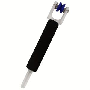 TEMU 전문가용 호일 크림퍼 버니셔 도구 - 알루미늄 호일 및 유리용 듀얼 스프링 로러 | 조절 가능한 핸드 툴, 편안한 폼 그립, 전기 불필요 - DIY, 공예 및 전문 사용에 이상적 (내마모성 및 경량), 유리 작업 장비 | 현대적인 외관