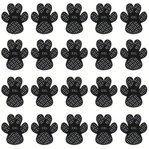 TEMU 20개 비눗방울 개 발 보호자, 방수 및 먼지 방지 애완 동물 발 스티커, 소형에서 대형 개까지, 조절 가능한 테이프 디자인의 실리콘 소재, 개 발 보호 | 세련된 개 발 신발 | 내구성 있는 애완 동물 스티커, 개 발 보호자