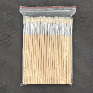 TEMU 20개 라운드 헤드 고양이 헤어 브러시, 아크릴 페인트 브러시 블렌딩 브러시 나무 손잡이 포함, 아크릴 페인팅 워터 컬러 포일 골든 오일 페인팅 얼굴 바디 아트용 내구성 페인트 브러시|아크릴물감