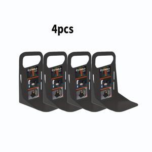 TEMU 1/2/4개 세트 헤비듀티 PP 차량 트렁크 정리함 - 조절 가능한 선반 & 매직 후크 포함, 짐 선반 호환, 미끄럼 방지 헤비듀티 수납 시스템, SUV, 세단용 - 90% 짐 지지력, 내구성 강한 뒷면 디자인