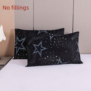 TEMU 2개 세트 별무늬 프린팅 베개커버, 내부 충전재 없음. 침구, 방 꾸미기, 침실용, 장식용 베개 커버,홈 액세서리,모던 침구,미적 장식,통기성 소재,세탁기 사용 가능,인쇄된 커버,장식용 케이스,아파트 스타일링,아늑한 홈 필수품