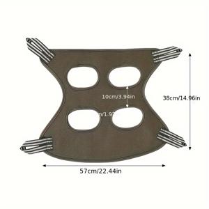 TEMU 분리형 애완동물 발톱깎이 & 그루밍 해먹 - 탈착식 발톱 정리대, 강아지와 고양이용 세안대, 쉬운 조립, 내구성 강화 (발톱깎이 호환 가능)|손톱깎이