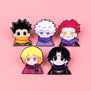 TEMU JUDODU 귀여운 에나멜 라펠 핀 5개 세트 - 곰, 오리, 물고기, 상어 캐릭터 브로치 배지 | 백팩, 재킷, 모자용 내구성 있는 컬러풀 컬렉터블 액세서리 (여성용 선물 주얼리)