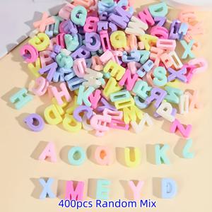 TEMU 400개 파스텔 알파벳 비즈 - 다양한 색상 (핑크, 옐로우, 그린, 블루, 퍼플, 오렌지) - 주얼리 만들기, DIY 공예, 키체인, 폰 체인, 목걸이, 팔찌용 대형 문자 비즈 - 비즈 스트링킹, 재봉, 마크라메 호환 가능 - 초보자와 전문가에게 이상적, 장식용 비즈, 유쾌한 디자인, 매끄러운 질감, 공예 용품, 창의적인 비즈, 수공예 비즈