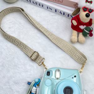 TEMU 크로스바디 백용 조절 가능한 얇은 어깨끈 - 미로 디자인 & 도파민 스타일 (녹색/베이지) - 대부분의 핸드백과 호환, 안전한 버클 클로저, 내구성 있고 패셔너블한 가방 액세서리 - 일상 사용 또는 특별한 행사에 이상적