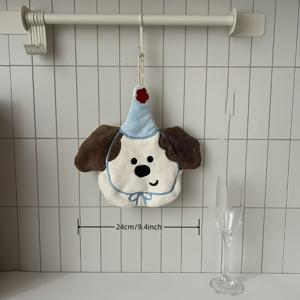 TEMU 3개/1개 초소프트 코랄 플리스 욕실 수건 - 귀여운 캐릭터 디자인, 고흡수 폴리에스터 핸드 타월, 완벽한 크리스마스 선물, 걸이형 욕실 수건, 목욕 타월, 홈 필수품, 포근한 패턴, 휴일 구매자용, 기념품 쇼퍼