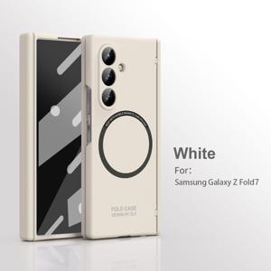 TEMU 삼성 폴드 7용 자석 시리즈 폰 케이스 - 편안한 착용감과 스타일리시한 디자인, 남녀 모두에게 적합한 정밀 렌즈 보호 기능