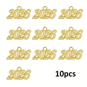 TEMU 2026년 12월 10월 2024년 7월 26일 2026년 2025년 10월 졸업 태슬, 팔찌, 열쇠고리 및 크리스마스 파티 주얼리 만들기용 금색 DIY 참 - 내구성 있는 합금 공예 재료, DIY 프로젝트, 공예 재료, 축제 액세서리, 우아한 디자인, 고품질 장인 정신, 잎 참, 필리그라, 팔찌 참, 팔찌 참, 주얼리 만들기용 참